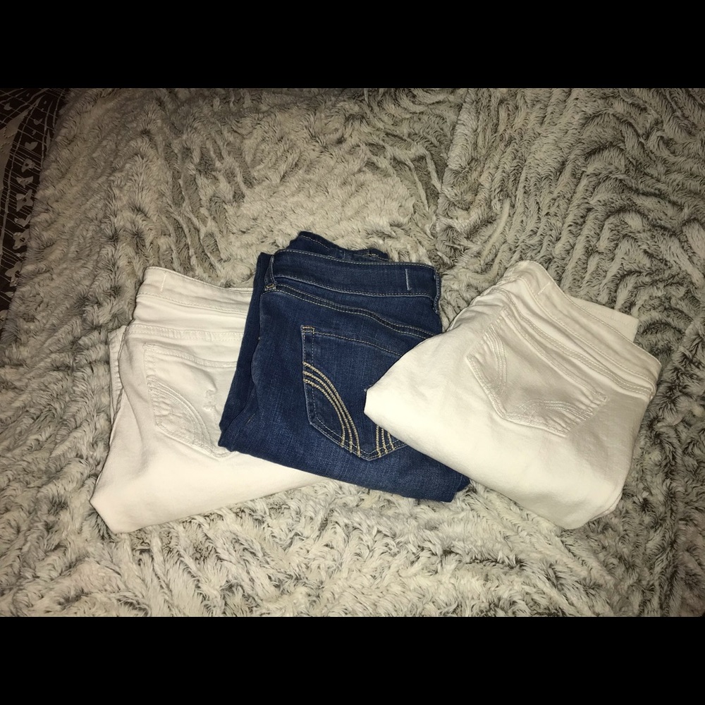 3 Pairs Hollister Jeans, Skinny Fit